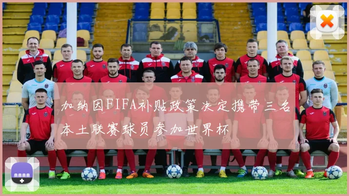 加纳因FIFA补贴政策决定携带三名本土联赛球员参加世界杯